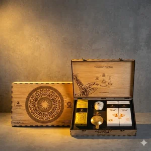 APEC Wooden Gift Box – Exclusive Vietnamese Specialty Coffee Collection in Artisan-Crafted Wood Case
